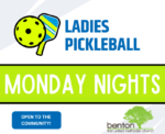 Ladies, play Pickleball indoors on Monday nights in Benton