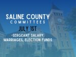 County committees meet Monday night to consider a salary, 2 marriages, election funds