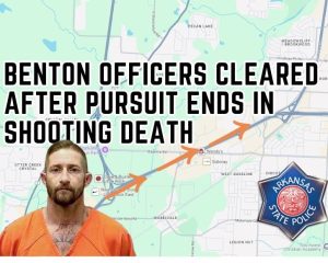 Prosecutor clears Benton officers after pursuit ends in suspect shooting death