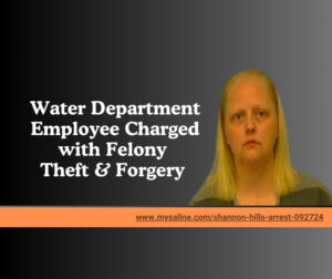 Water Department Employee Charged with Felony Theft & Forgery