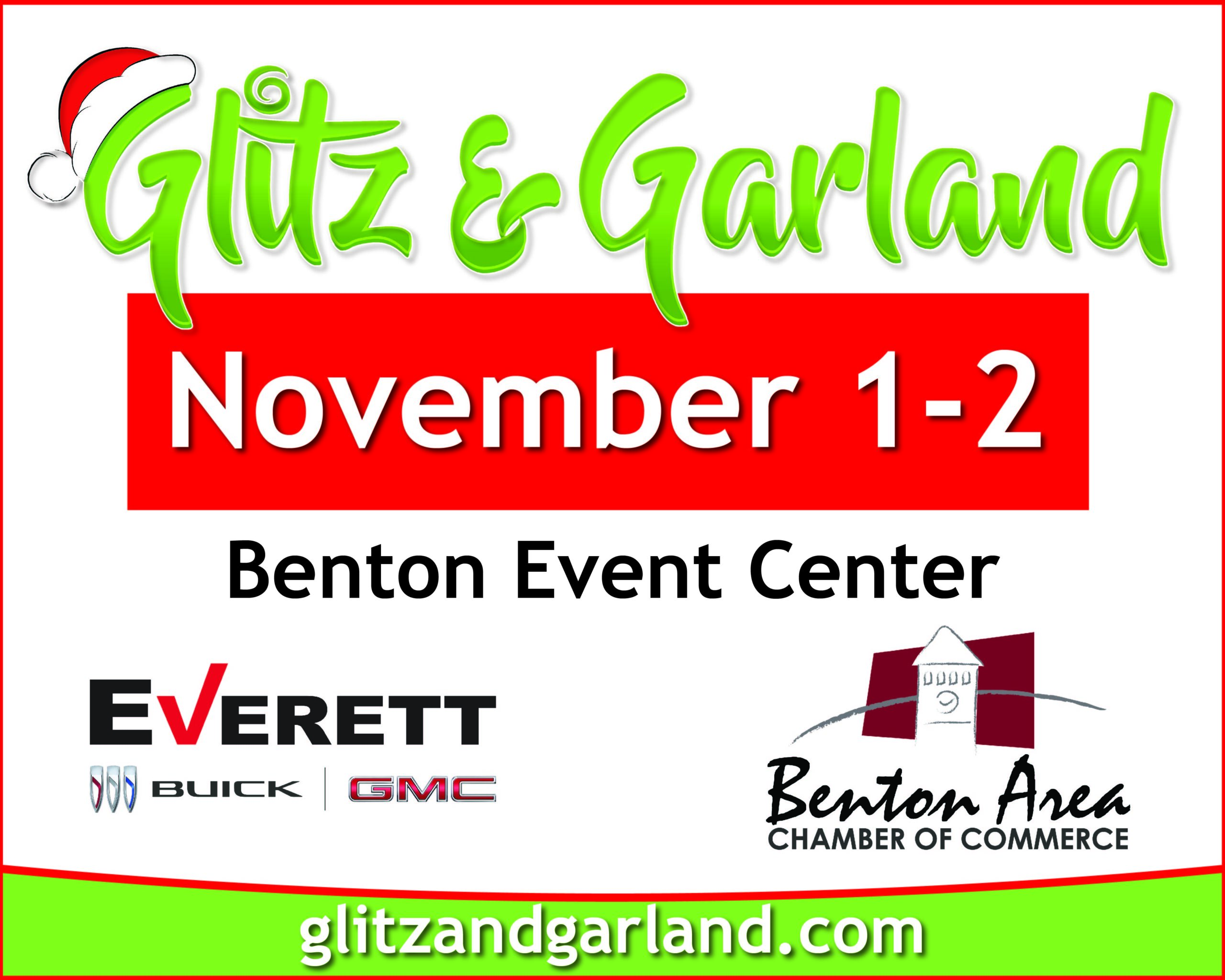 Benton Area Chamber of Commerce and Everett Buick GMC present the 2024 Glitz and Garland and Mistletoe and Mimosas