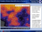 Weather service says freeze conditions coming Nov 21st; See the full extended forecast