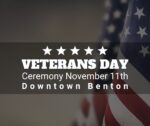 Pay tribute on Veteran's Day Nov 11th by attending the ceremony