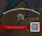 See the map for Benton's middle school rezoning; submit your opinion