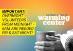 Saline County Warming Center to open Wednesday evening